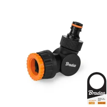 Ъглов адаптер за градински кран, Black Line 1″ – 3/4″