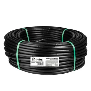 Капков маркуч ф16mm Bradas, WATERFLOW DRIP, 50 м / 33 см / 2l/h, 0.9mm черен