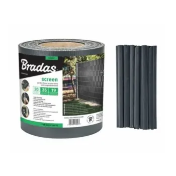 Оградна лента Bradas 19cm x 35m – сива