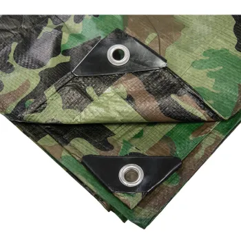 Камуфлажно платнище подсилено, CAMOforest, 3 x 5m, 90 гр/м2