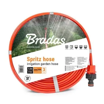 Разпръскващ маркуч, оранжев ,,SPRITZ HOSE“ 1/2″ – 7.5m с конектори