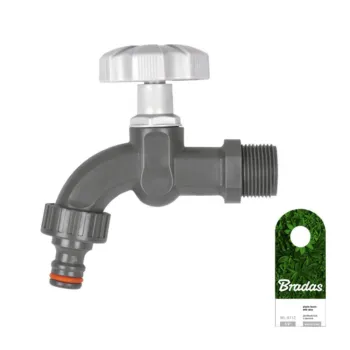 Кран 3/4″ WHITE LINE с конектор за бърза връзка
