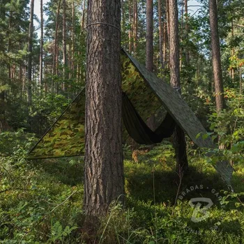 Камуфлажно платнище подсилено, CAMOforest, 1.5 x 5m, 90 гр/м2