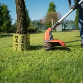  Защитна преграда TreeSave за стволовете на дърветата – Зелена комплект 3 бр.