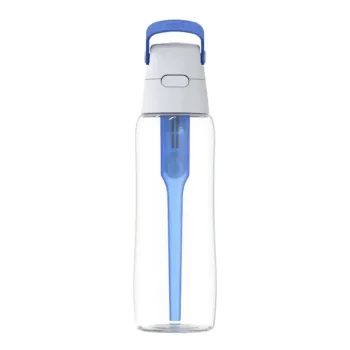 Филтрираща бутилка Dafi SOLID, синьо, 0,7 l