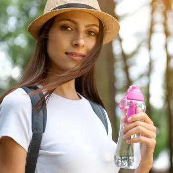 Филтрираща бутилка Dafi SOFT, 0,7 l, розова