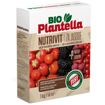 Тор органичен Bio Plantella NUTRIVIT за ягоди и горски плодове, гранулиран 1 кг.