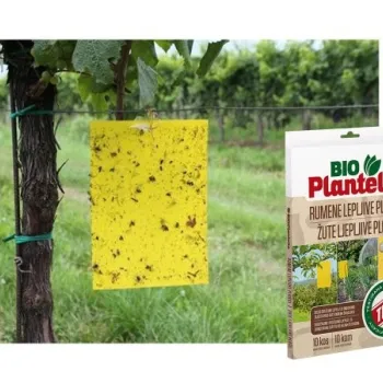 Лепящи Bio Plantella жълти листове против насекоми и вредители 10 бр.