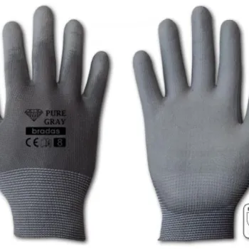 Ръкавици PURE GRAY PU полиуретанови