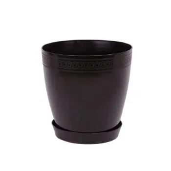 Саксия Лилия кръгла Ф18 cm. с подложка