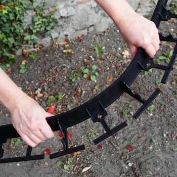 Лента ограничител за трева RIM-BORD 45mm / 1000mm комплект 12бр. 