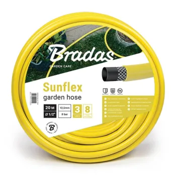 Маркуч градински SUNFLEX трислоен 1/2″ – 50м