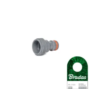 Адаптер за кран 1/2″ WHITE LINE мъжка резба