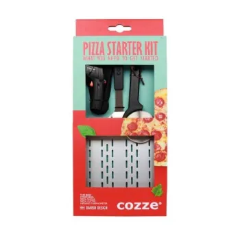 Стартов комплект за пица Cozze, 3 части, термометър, нож, лопата