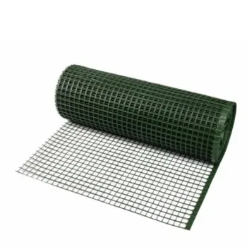 Градинска оградна мрежа 0.6x25m, 17x17mm, 210g/m2 – зелена