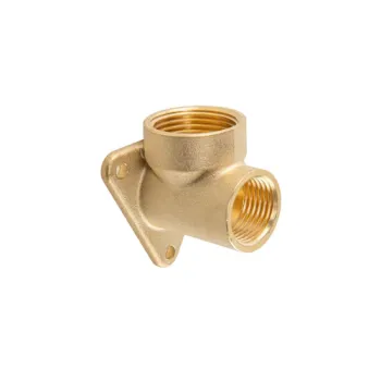 Коляно за стена Bradas 1/2″ Ж × 3/4″ Ж, месинг